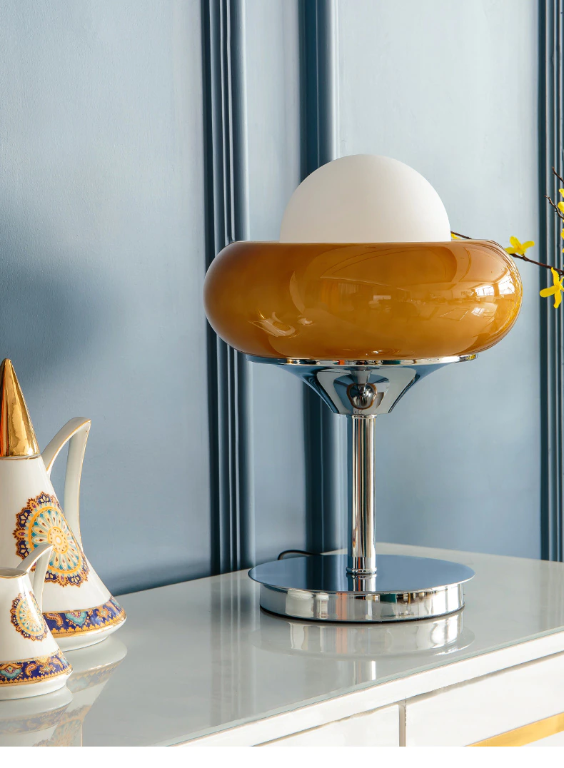 Retro Egg Tart Lamp Italian Inspired
