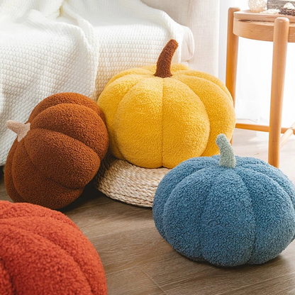 Soft Pumpkin Plush Pillow for Sofa, Cushion, Bed