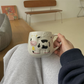 White Cow Ceramic Mug Coffee & Tea
