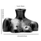 Nordic Body Art Ceramic Vase, Nude Female Sculpture Vases, Chest Vases