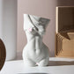 Nordic Human Body Vase, Ceramic Female Sculpture Vase