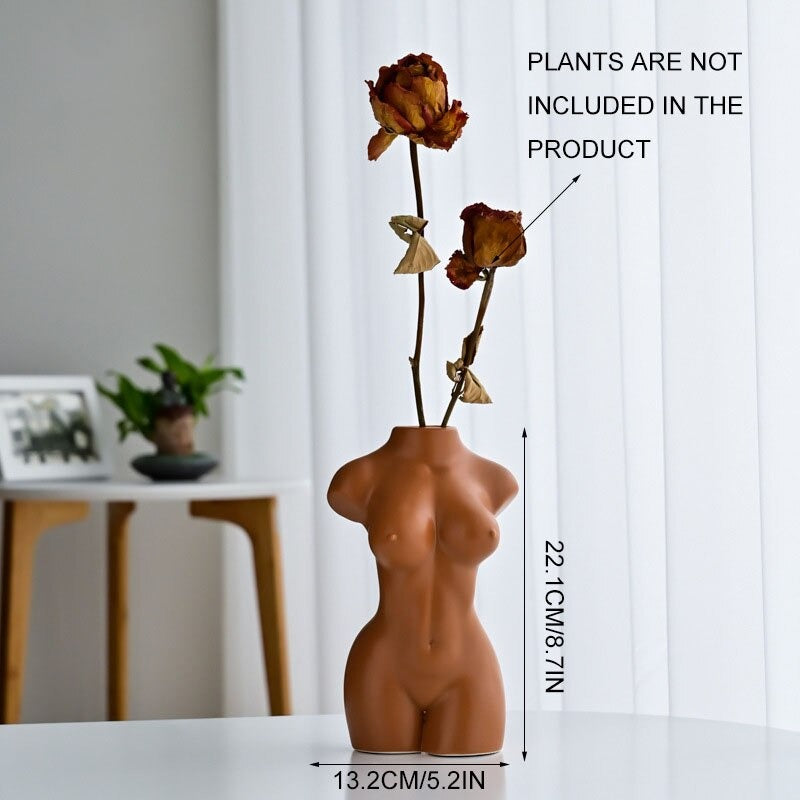 Nordic Nude Female Body Vase For Flowers