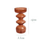 Brown Groovy Wavy Candle Holders
